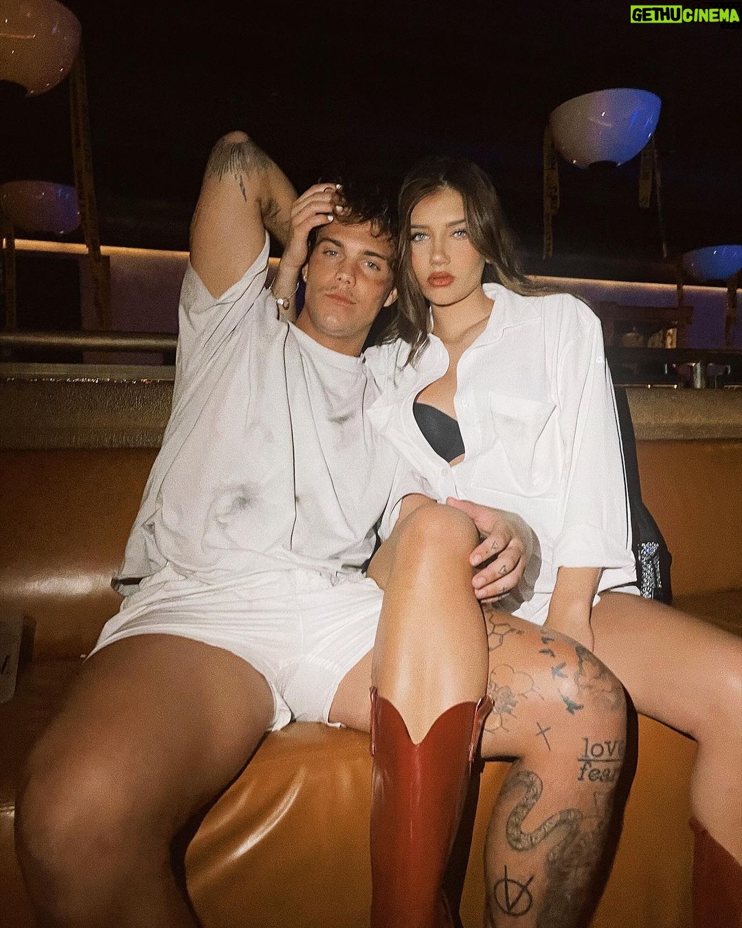 Madison Lewis Instagram - Halloween 2023 from your favorite couple!! ❤️🏴☠️🖤🍓💀 #justrememberyourebeautiful