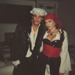 Madison Lewis Instagram - Halloween 2023 from your favorite couple!! ❤️🏴‍☠️🖤🍓💀 #justrememberyourebeautiful