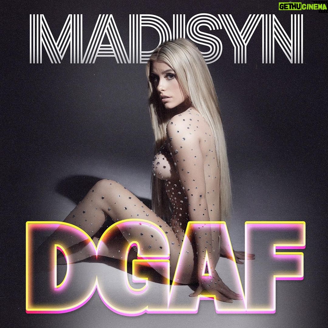 Madisyn Shipman Instagram - So excited to announce DGAF comes out July 28th! This song was a blast to create, we had the best time in the studio. Thank you so everyone who helped this come together❤️ so excited for you guys to hear it ;)