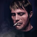 Mads Mikkelsen Instagram – 🎨 #FanArtFriday: This weeks fan art created by Ali m. Alizadeh (@the_sr11).
