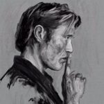 Mads Mikkelsen Instagram - 🏴󠁧󠁢󠁳󠁣󠁴󠁿 #FanArtFriday: This week's fan art submitted by Nicola from Scotland. You can find her at @dame_deviant. #TheOfficialMads