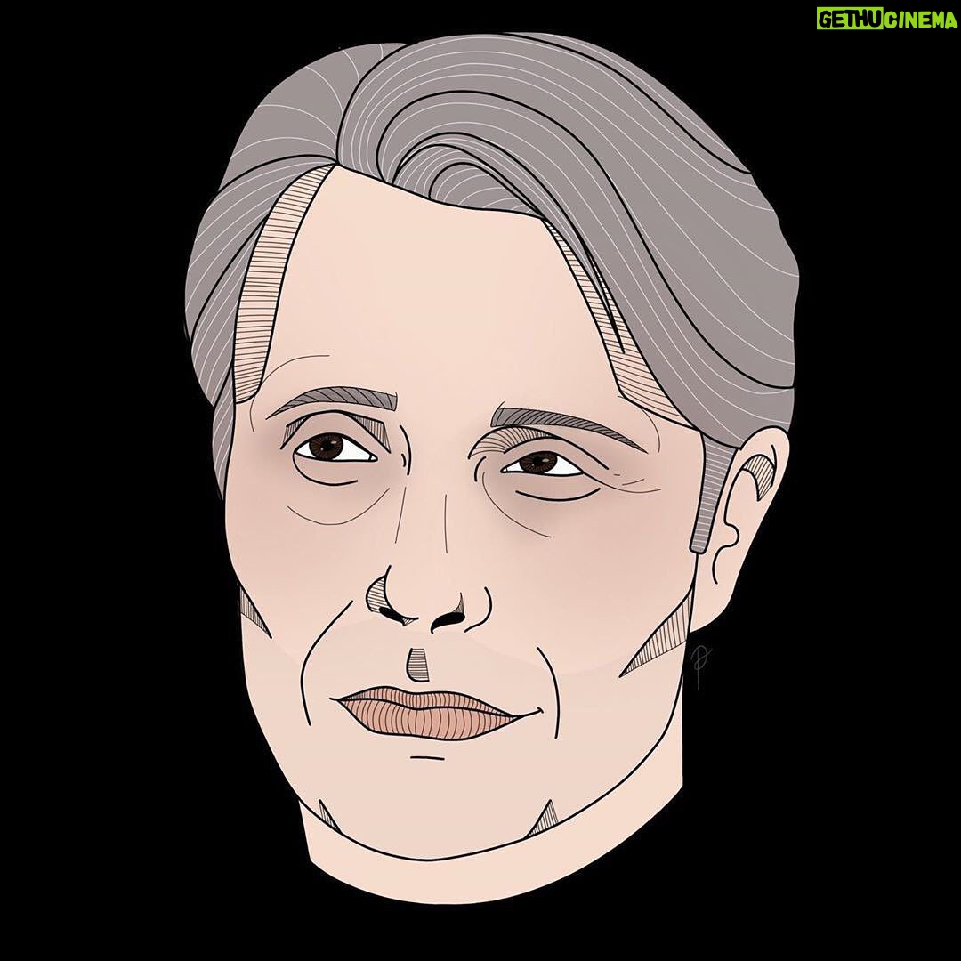 Mads Mikkelsen Instagram - ✍️ #FanArtFriday: This week's fan artwork created by @poulp_y using the #MadsFriday tag. - 🌤️ - #TeamMads #SpecialMads #MadsMoments #MadsMikkelsen #TheOfficialMads