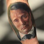 Mads Mikkelsen Instagram - 🍗 #FanArtFriday by @swallow_tattoo. Please keep posting with #MadsFriday tag. - Team Mads. #theofficialmads