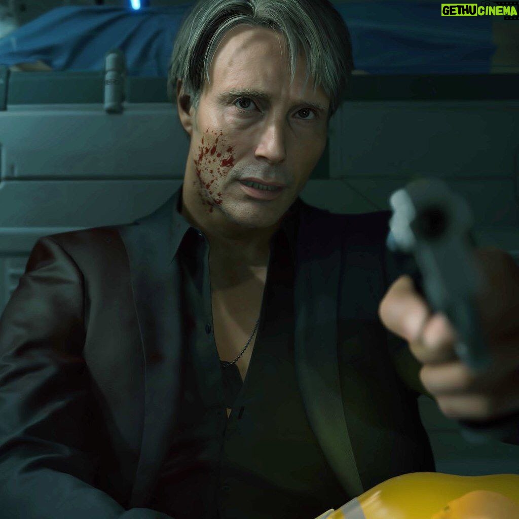 Mads Mikkelsen Instagram - 📰 GQ: When and how did you end up being cast in Death Stranding? - Mads Mikkelsen: I’m not a big gamer. The last thing I did was Pac-Man, but that’s a few years ago. My son is a big gamer, and when he heard I was having a meeting with Hideo, he was like, "Daaaaaaaad!" It was like the coolest thing he’d ever heard. Never mind all the films that I’ve done that I thought he’d find cool. This was the coolest thing. - Interview with @gq - Link in the bio. #deathstranding #hideokojima #theofficialmads