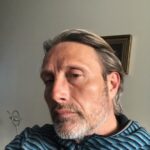 Mads Mikkelsen Instagram - I hope you had a better Valentines Day than I had. Me alone in a hotel room after work.