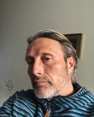 Mads Mikkelsen Instagram - I hope you had a better Valentines Day than I had. Me alone in a hotel room after work.
