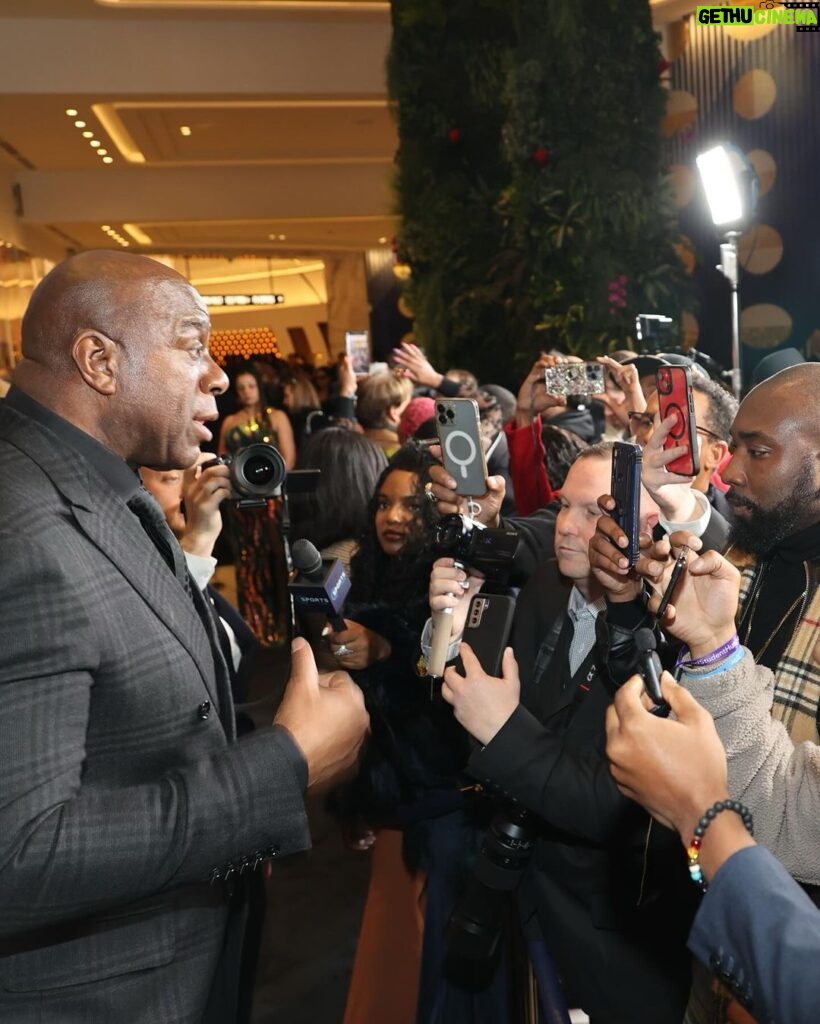 Magic Johnson Instagram - I had a blast at my Big Game party this past Saturday at the new Fontainebleau Hotel in Vegas! The property is incredible, and it was the place to be over the weekend. Thank you to everyone who came out and to @grandmarnierusa for sponsoring the event and providing drinks for all the attendees!