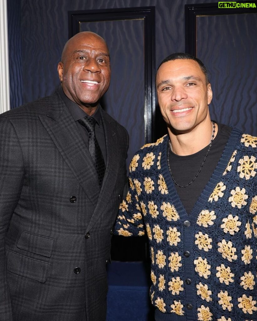 Magic Johnson Instagram - I had a blast at my Big Game party this past Saturday at the new Fontainebleau Hotel in Vegas! The property is incredible, and it was the place to be over the weekend. Thank you to everyone who came out and to @grandmarnierusa for sponsoring the event and providing drinks for all the attendees!