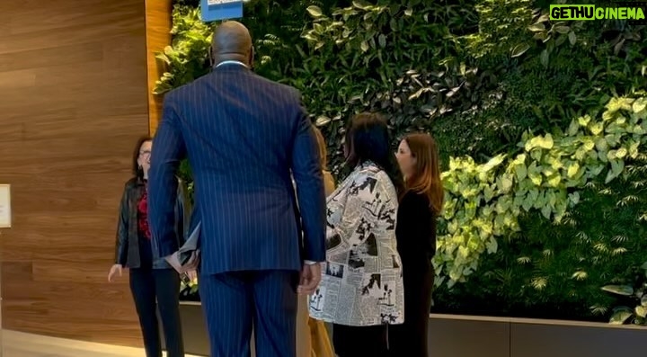 Magic Johnson Instagram - Today was a great day for my company, SodexoMagic, as we celebrated the opening of the new AMEX Centurion lounge in the Hartsfield-Jackson Atlanta International Airport this morning! This is AMEX’s largest lounge in the world, at the most traveled airport in the world, and will be operated by the largest majority minority-owned food & Facilities management company in the US! I had so much fun taking photos and signing items for the AMEX leadership team and on-site employees. SodexoMAGIC and over 100 employees are serving a magical food experience in the ATL Hartsfield Jackson Airport in the E terminal. The buffet features a soul-stirring menu by Atlanta-based Chef Deborah VanTrece, a 2023 James Beard award semi-finalist. AMEX truly honored Black History Month by demonstrating its commitment to supplier and workforce diversity with a world-class supplier diversity partnership. 👏🏾