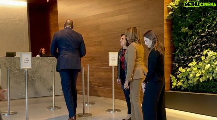 Magic Johnson Instagram - Today was a great day for my company, SodexoMagic, as we celebrated the opening of the new AMEX Centurion lounge in the Hartsfield-Jackson Atlanta International Airport this morning! This is AMEX’s largest lounge in the world, at the most traveled airport in the world, and will be operated by the largest majority minority-owned food & Facilities management company in the US! I had so much fun taking photos and signing items for the AMEX leadership team and on-site employees. SodexoMAGIC and over 100 employees are serving a magical food experience in the ATL Hartsfield Jackson Airport in the E terminal. The buffet features a soul-stirring menu by Atlanta-based Chef Deborah VanTrece, a 2023 James Beard award semi-finalist. AMEX truly honored Black History Month by demonstrating its commitment to supplier and workforce diversity with a world-class supplier diversity partnership. 👏🏾