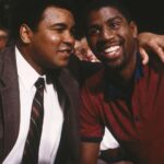 Magic Johnson Instagram – My father and I would listen to all of Muhammad Ali’s fights on the radio when I was younger. I’m still shocked that one of my childhood heroes and favorite athletes became one of my good friends because there’s no one like Muhammad Ali. To be stripped of his heavyweight title, sentenced to time in prison, and exiled from boxing for three and a half years…and then come back, reclaim the heavyweight title in 1974 against George Foreman, and be BETTER than he was before is unheard of!! His strength, dedication, and passion showed both in the ring and in the community. He is a world icon. I’ll never forget watching him carry the Olympic torch and light the cauldron in the ’96 Olympics in Atlanta. Knowing everything he overcame during his career made it an even more emotional moment for me. 
 
Out of all our memories, what will always stand out to me was when Muhammad Ali told me to meet him in Chicago to tell me he wanted me to be more than just a basketball player. It challenged me to think beyond the court. Seeing his activism and advocacy for the good of humanity and the underserved with Nelson Mandela, Malcolm X, Dr. Martin Luther King Jr., US presidents, and more inspired me to create real change. It’s those moments and impact that cement him as my G.O.A.T. and will keep his legacy alive forever!!