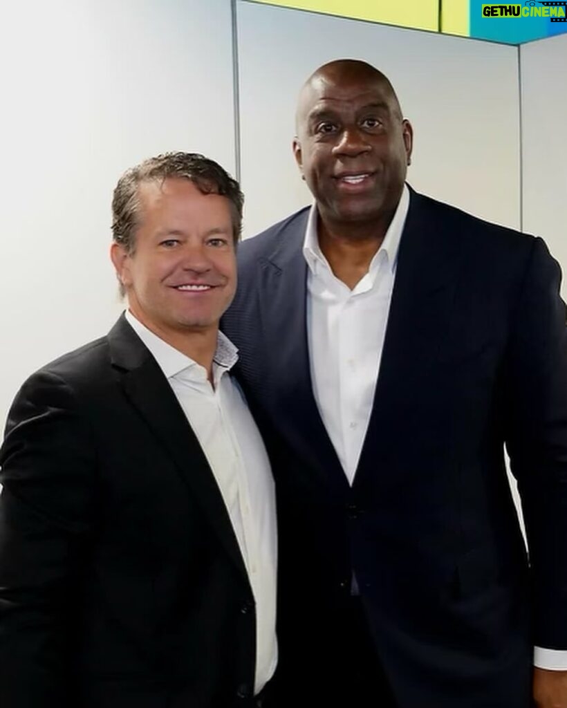 Magic Johnson Instagram - I had a great time at today’s National Retail Federation (NRF) 2024 in New York City. It was attended by over 3,500 people worldwide! I was joined in conversation with Walmart President and CEO John Furner, where I honored Dr. King on his day by discussing his impact on the country, myself, and DE&I work. Thank you to NRF’s President and CEO, Matt Shay, for having me at the event! #NRF2024