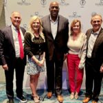 Magic Johnson Instagram - I had such an amazing time at the Heartland Dental 2023 Winter Conference in Orlando, FL this morning! The theme of the conference was “The Power of Us” so I delivered a tailor-made message to the 2,000 doctors in attendance about winning and how leaders make their employees better! Thank you to Heartland Dental Founder and Executive Chairman Dr. Rick Workman, his wife Angie, CEO Pat Bauer, and his wife Gloria for having me today!