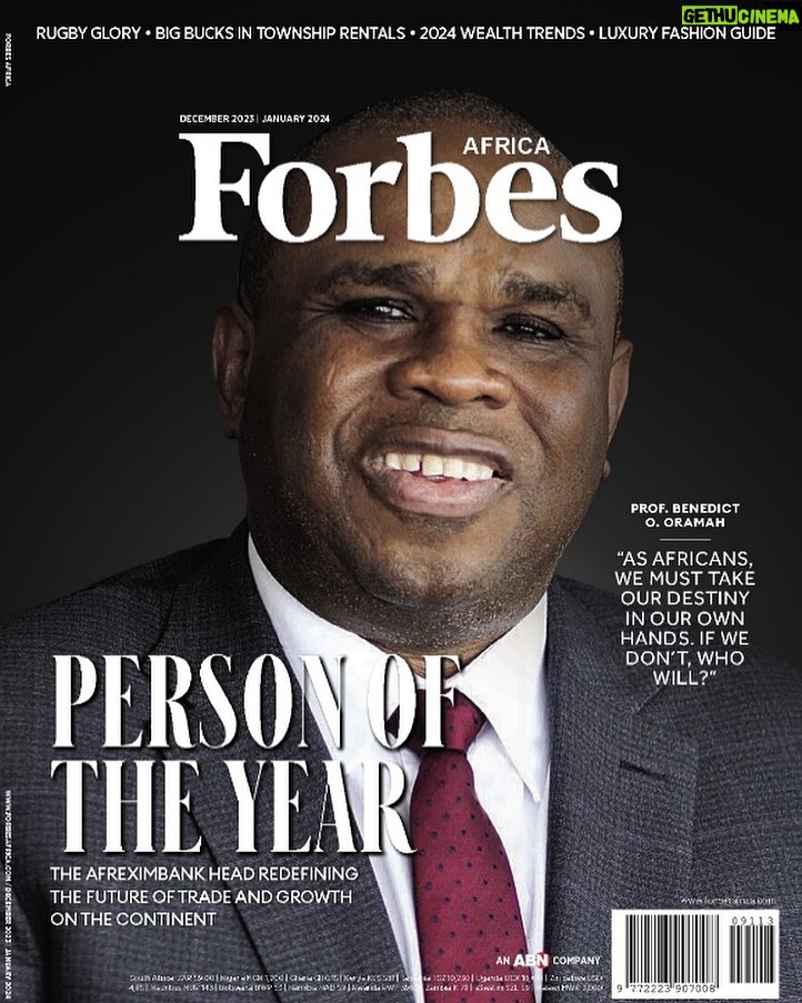 Magic Johnson Instagram - Congratulations to my great friend and President of the African Export-Import Bank (Afreximbank), Prof. Benedict O. Oramah for being named Forbes Africa 2023 Person of The Year! What an incredible honor and accomplishment given to recognize the stellar accomplishments of leading Africans contributing to the development of the continent. I look forward to seeing and supporting all the incredible things you’ll do in 2024!