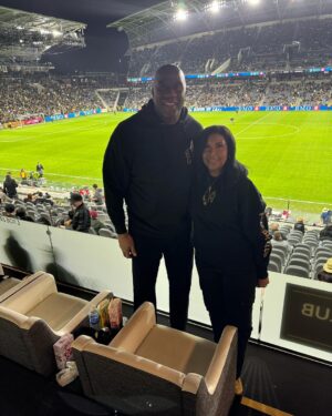 Magic Johnson Instagram - Congratulations to the black and gold, my Los Angeles Football Club, for winning back-to-back Western Conference Finals after our 2-0 win against Houston tonight! We’re going to the MLS Championship for the second year in a row!! 

I want to congratulate the entire ownership group, Head Coach Steve Cherundolo and his entire staff, our incredible team and players, and all of our partners. I'm looking forward to playing Columbus in the MLS Championship! @LAFC