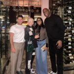 Magic Johnson Instagram - Last night Cookie and I hosted a great friend and one of our favorite people, Chef Daisy from super yacht Phoenix II, her boyfriend Dan, our family, and our friends at Steak 48!