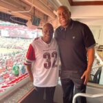Magic Johnson Instagram – Hanging out with my brother Larry Johnson, 2X Super Bowl Champion and NFL Hall of Famer Darrell Green, Super Bowl Champion and NFL Hall of Famer Doug Williams, my great friend and Cigna President of North America Mike Triplett, and his cousin Claude at today’s Commanders game. My Commanders came up short again to the Eagles 38-31.
