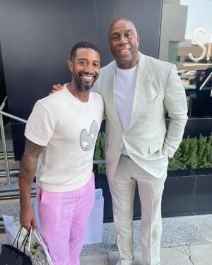 Magic Johnson Instagram - Happy Birthday to my son, Andre Johnson! You never cease to amaze me. I’m so proud of the man you are, and I can’t wait to see all that you become. I love you! 🎂🎉