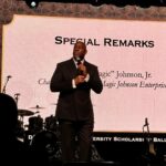 Magic Johnson Instagram – I was proud to be part of Delaware State’s annual fundraising dinner last night! The Scholarship Ball was an outstanding, well-executed, black tie affair! Congratulations to Dr. Tony Allen for hosting the most successful DSU Scholarship Ball to date with a completely sold out crowd. 

Thank you to all of the sponsors and attendees for their contributions. I, my partners at Cigna, and Wells Fargo all donated to the scholarship fund.

And last but not least, I want to thank my friend Steve Ewing for pledging $1M to his Alma Mater. What a special moment for him!
