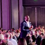 Magic Johnson Instagram - I had such an amazing time at the Heartland Dental 2023 Winter Conference in Orlando, FL this morning! The theme of the conference was “The Power of Us” so I delivered a tailor-made message to the 2,000 doctors in attendance about winning and how leaders make their employees better! Thank you to Heartland Dental Founder and Executive Chairman Dr. Rick Workman, his wife Angie, CEO Pat Bauer, and his wife Gloria for having me today!