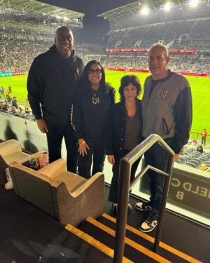 Magic Johnson Instagram - Congratulations to the black and gold, my Los Angeles Football Club, for winning back-to-back Western Conference Finals after our 2-0 win against Houston tonight! We’re going to the MLS Championship for the second year in a row!! 

I want to congratulate the entire ownership group, Head Coach Steve Cherundolo and his entire staff, our incredible team and players, and all of our partners. I'm looking forward to playing Columbus in the MLS Championship! @LAFC