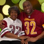 Magic Johnson Instagram - Back home with my family enjoying a blessed thanksgiving. On behalf of me, Cookie, my mother Christine, and the entire Johnson family we wish everyone a Happy Thanksgiving!! My family and I thought we’d enjoy some turkey, dressing, and all this incredible food sporting our Commanders swag!