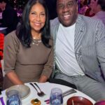 Magic Johnson Instagram – Cookie and I had a fabulous dinner last night for Valentine’s Day at Spago! They had an amazing live band performing.

Afterwards, we went to celebrate our friends John and Nikkole Denson-Randolph’s 14th wedding anniversary!