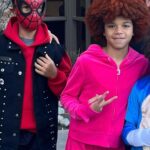 Magic Johnson Instagram - Check out my grandkids for Halloween! My granddaughter wanted to dress up as pop pop this year and she did a heck of a job! My grandson is very cool and dressed up as Ice Spice haha! We thank God everyday my son Andre and his wife Lisa blessed us with both of them!