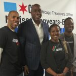 Magic Johnson Instagram – Today I gave the keynote address at the Chicago City Treasurer’s Office Building Wealth Today for Tomorrow Career Fair and Financial Empowerment Summit (BWTT) presented by BMO. A big thank you to Chicago City Treasurer Melissa Conyears-Ervin for putting on such an incredible event for the community! 

I enjoyed speaking with Treasurer Melissa Conyears-Ervin and Josea Sanders for today’s session and spending time with my SodexoMagic President Charles Johnson, Ambassador Andrew Young, John Hope-Bryant, Alderman Jason C Ervin, Eula Conyears, Mayor Brandon Johnson, George Daniels, Matt Forte, and Vondale Singleton!

Thank you sponsors BMO, BWTT, AARP, CIBC Bank, Chase Bank, Verizon, Seelus, State Farm, US Bank, Wells Fargo, TransUnion, LinkedIn, PNC Bank, and Nuveen for supporting todays event!