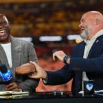Magic Johnson Instagram - I had a good time with the cast of Thursday Night football Tony Gonzalez, Ryan Fitzpatrick, Charissa Thompson, Andrew Whitworth and Richard Sherman! Tonight we didn’t play with any intensity or fire. We didn’t compete in the first half and got down 27-3 heading into halftime. It was too big of a hole to climb out of and that is why we ended up losing 40-20. #TNFonPrime