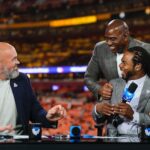 Magic Johnson Instagram - I had a good time with the cast of Thursday Night football Tony Gonzalez, Ryan Fitzpatrick, Charissa Thompson, Andrew Whitworth and Richard Sherman! Tonight we didn’t play with any intensity or fire. We didn’t compete in the first half and got down 27-3 heading into halftime. It was too big of a hole to climb out of and that is why we ended up losing 40-20. #TNFonPrime