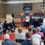 Magic Johnson Instagram - #SponsoredByGSK Another incredible event with my partners at GSK! This time we were in Scottsdale, AZ talking to older adults 60 and over about the dangers of RSV and what they can do to help Sideline RSV. The audience asked amazing questions and were enthusiastic to learn more about how they can protect themselves and their families. Thank you to the incredible YMCA staff and GSK for another awesome event! For more information visit SidelineRSV.com