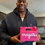 Magic Johnson Instagram - Thank you so much to Maya’s Cookies for honoring me with “The MVP” cookie in her 2024 Black History Month Collection! I am grateful to be recognized by this talented Black entrepreneur who makes the best vegan cookies in the country!