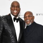 Magic Johnson Instagram - To our great friends Angela Bassett and Courtney B. Vance, thank you for hosting last night’s gala and bringing the fun and laughs like always. It wouldn’t have been a party without an epic performance from the legendary 7-time Grammy Award winning artist and the empress of soul Gladys Knight! To all of our family, friends, and business partners, thank you for supporting us at this special event and writing checks for a great cause. Sam and LaTanya Jackson, thank you for your contribution and appearance. John and Vicki Palmer, Josh and Marjorie Harris, Judge Greg Mathis and Linda Mathis, Kyle and Brittany Bell, Lakers, Dodgers, LAFC, Mike Triplett and Cigna, Equitrust, JLC, SodexoMagic, Grant Tani Barash & Altman, H.Wood media, and Canyon Partners; We are humbled by the turnout. This is the most successful Ball to End AIDS and the most money raised in the history of the event! 📸: Getty Images