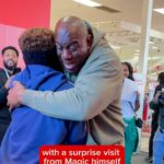 Magic Johnson Instagram – We partnered with The Magic Johnson Foundation to bring holiday joy to 125 deserving kids today. ✨🎁🎄 A wonderful morning with a VIP shopping spree at a local Target store, surprise visit from @magicjohnson himself, & a trip to Target Wonderland! Los Angeles, California