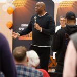 Magic Johnson Instagram - #SponsoredByGSK My health is a top priority, but like so many others around my age, I didn’t realize that I was at higher risk for severe illness from RSV (respiratory syncytial virus) infection. Each year in the US, about 177,000 adults 65 and older are hospitalized for RSV, and sadly, about 14k of those cases result in death. That’s why I am a part of the @Sideline_RSV campaign, to bring health conversations about the risk of RSV for older adults to the forefront. If you’re 60 or older, ask your doctor or pharmacist about RSV and vaccination. Visit www.SidelineRSV.com for more.