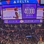 Magic Johnson Instagram - Congratulations to LeBron James for being the first and only player in NBA history to score 40,000 points! I’m so glad I was here to witness such an incredible feat! I love that I’m here tonight, I got to see when LeBron broke Kareem’s record, and the fact I was the one who passed it to Kareem when he originally set the record! Now we need the Lakers to pull out a victory and make the night even bigger and better for LeBron!
