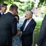 Mahathir Mohamad Instagram - When the Serbs attacked Bosnia, we felt that it was an unequal fight because the Serbs were more numerous and better equipped with weapons. Whereas the Bosnians were few in numbers and they were not able to get any weapons because the European Union decided that Bosnia should not be given any weapon because it would cause more death. But we were able to send a battalion to Bosnia and they were stationed there and they helped strengthen the Bosnians and eventually the war ended and they had an agreement at Dayton which enabled Bosnia to be an independent state. So they believe that the sending of our troops there to help them is very helpful and they appreciated very much what we have done for Bosnia. They believe that it was done during the time when I was Prime Minister. As a token of their appreciation they decided to put up a monument in the form of a stone, with birds on the top and a quotation taken from my speech. They translated the quotation and wrote it in their language and inscribed it on the monument. The stone monument was erected in Kemal Monteno Park in Sarajevo. We feel that it is kind of them to remember us and our contributions towards their fight for independence. (Note: They had sculpted peace pigeons on top of the monument as a symbolic gesture that Dr Mahathir is still actively participating on the world stage) Park Kemal Monteno