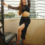 Mahira Sharma Instagram - Black Again!🕷️