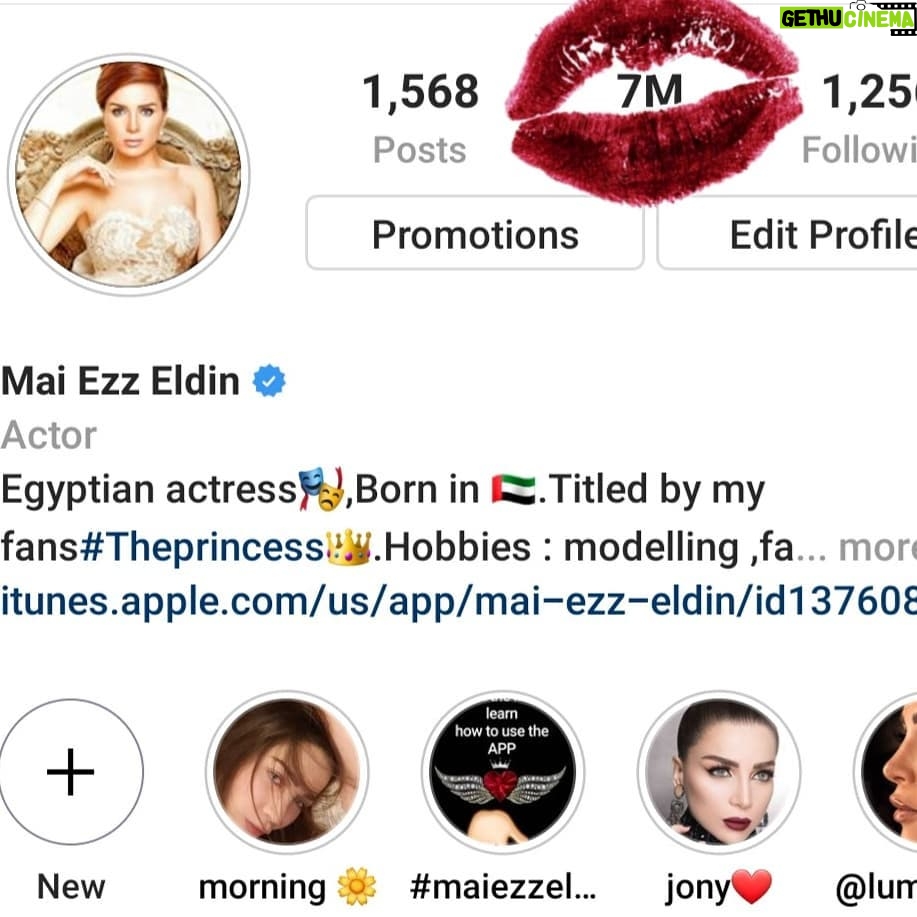Mai Ezz ElDein Instagram - 7 MILLION KISSES 💋 Thank you so much. Appreciate all your support and love. 👑👑👑 . جمهوري هو التاج اللي علي رأسي لذلك لقبت ب#البرنسيسة . شكرا لل ٧ مليون فولوور، بشكركم علي حبكم و مساندتكم لي دائما . . 👑👑👑 #شكر_خاص_لكل_الروابط . #جمهور_الفنان_سنده #اللهم_زيد_وبارك #حب_الناس_نعمه