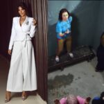 Mai Ezz ElDein Instagram - . أهه أظن مفيش أي فرق مفيش غير إنها أقصر مني شوية زي ما قلتلك و طبعاً أنا أرق و أشيك شوية . 🙄 @mohamedemam 🙈
