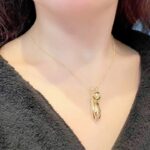 Mai Ezz ElDein Instagram - For #catlovers 🥰 by @amrmousajewellery 💎 #necklace #cat #catpendant