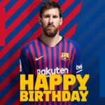 Mai Ezz ElDein Instagram - @fcbarcelona 🔵🔴😍🔝🔝 🎉 A special day for a special player! 🎉 Happy birthday, @leomessi! 🎂 🎉 . . #fcbarcelona #Barça #Messi #football #soccer #leomessi