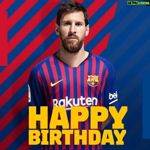 Mai Ezz ElDein Instagram - @fcbarcelona 🔵🔴😍🔝🔝 🎉 A special day for a special player! 🎉 Happy birthday, @leomessi! 🎂 🎉 . . #fcbarcelona #Barça #Messi #football #soccer #leomessi