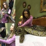 Mai Ezz ElDein Instagram - 🙈😘🐍 #behindthescenes #rasayel_series #rasayelseries #ramadan2018 #snake #animallovers طيب بما إن الحلقة إتعرضت خلاص أقدر أنزلكم صور اليوم ده و مبقاش بحرق الأحداث خلاص 😉🙈😘🐍❤ #كواليس #رسايل #رمضان2018 #الحمدلله🙏🏻
