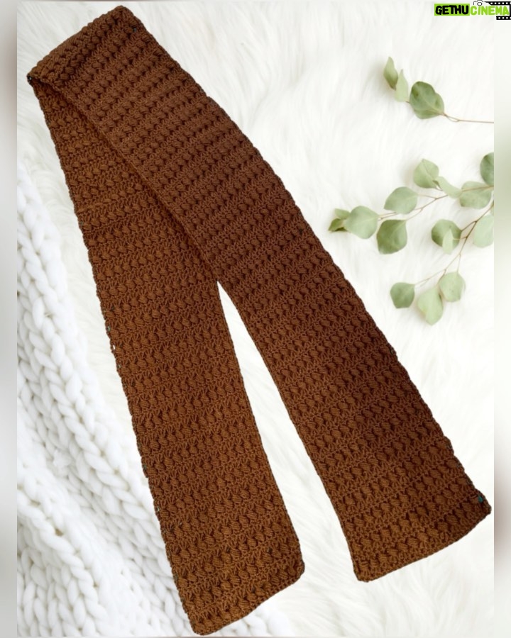 Mai Ezz ElDein Instagram - 🧶 #madewithlove 🤎 #صنع_في_مصر 😊 #crochet #scarf