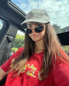 Maia Mitchell Instagram - Shoutout to the eyewear challenged girlies. What we lack in nose bridge we make up for in spirit ♥️