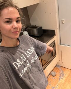Maia Mitchell Instagram - Happy sleepy, birthday boy, taming a mop, saturday cricket, swag-mobile, ocean of wisdom Sydney, Australia