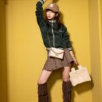 Maika Yamamoto Instagram - ELLE girl @celine @miumiu @loewe @diesel