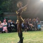 Maisie Williams Instagram - my first iris van herpen show first time seeing cgi in real life thom’s first haute couture show first time i heard someone call hector a ‘doggybag’ a big week for fashion x